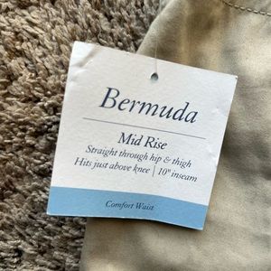 NWT Croft and Barrow Bermuda shorts